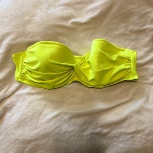 JCREW Swim Twist Bandeau Top with Underwire